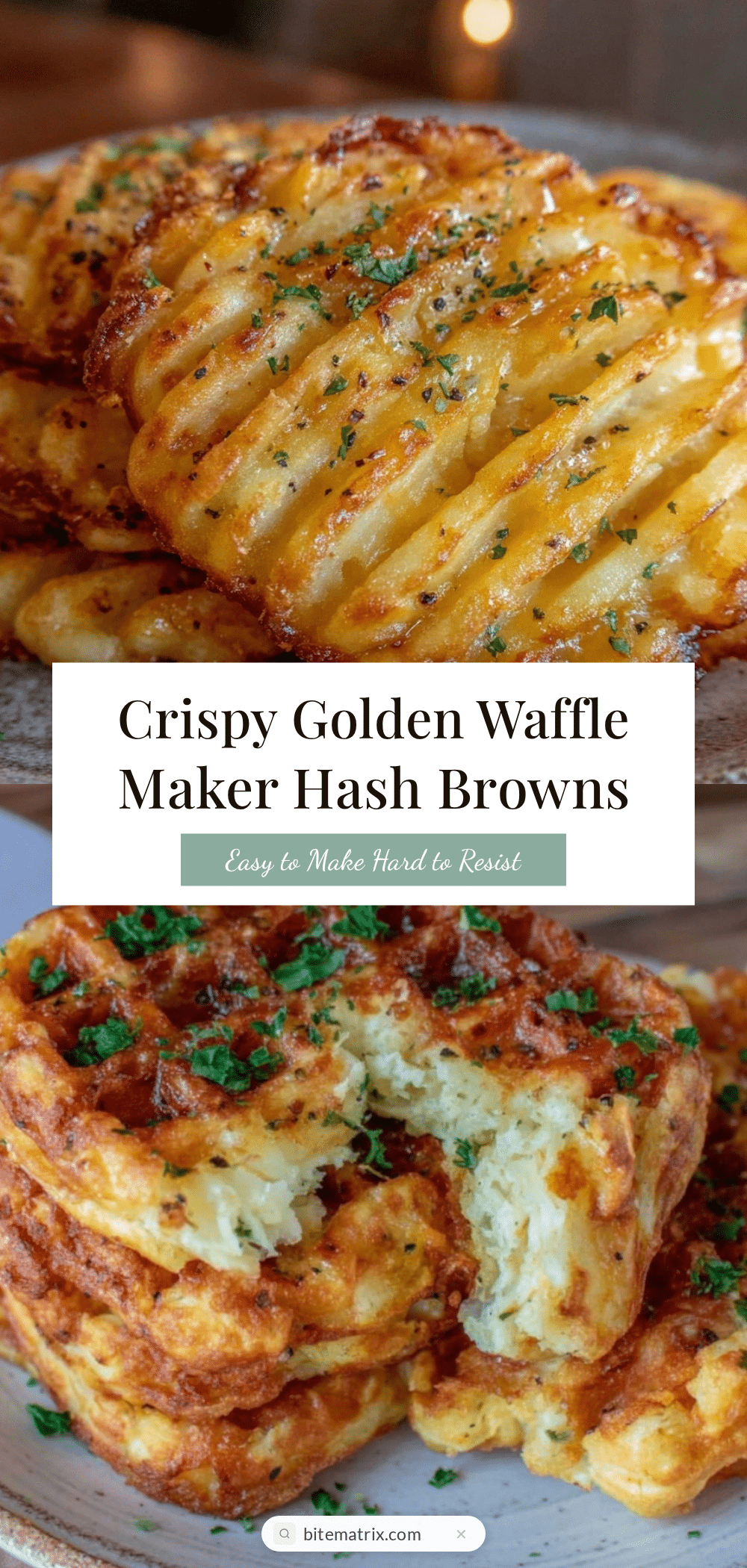 waffle maker hash browns recipe