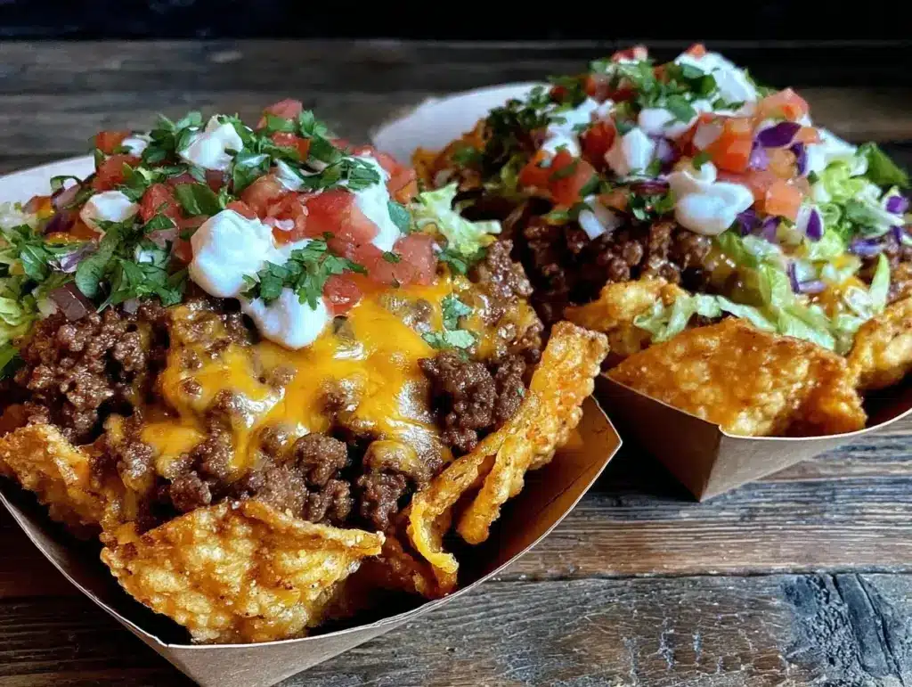 walking taco bar recipe - featured image
