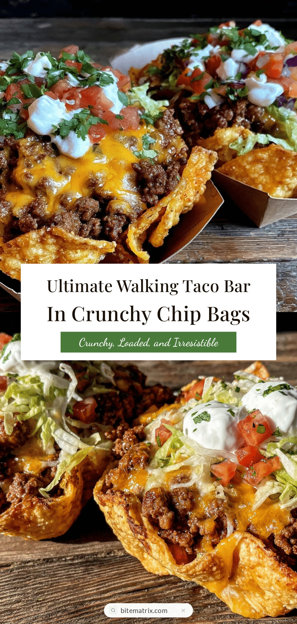 walking taco bar recipe recipe