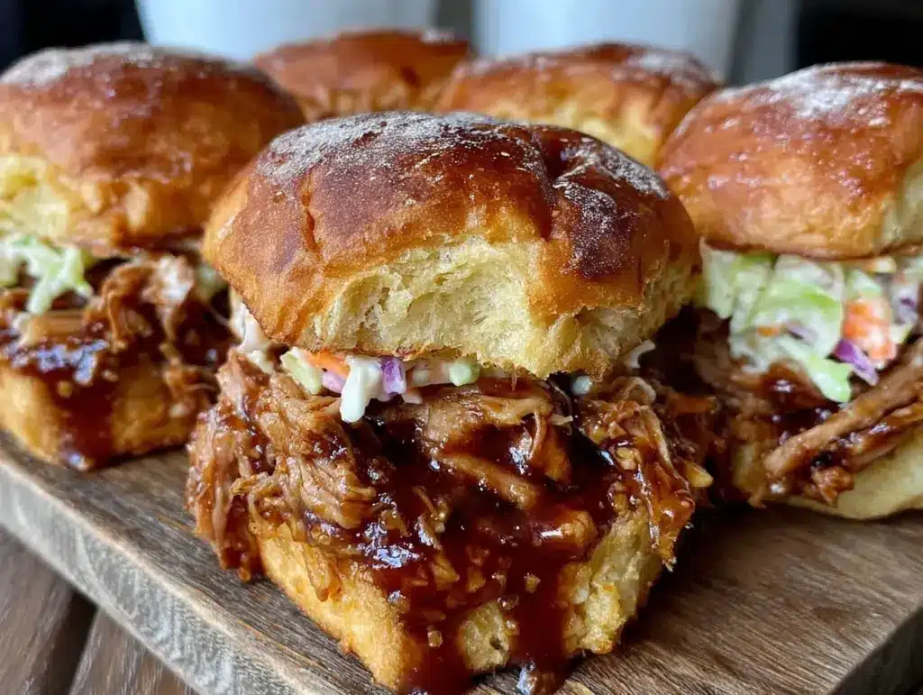 bbq pulled pork sliders - featured image