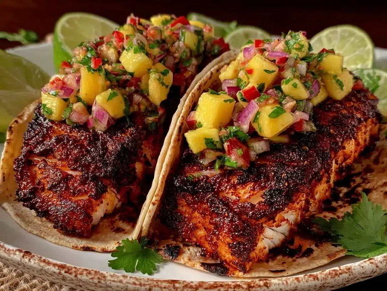 blackened mahi mahi tacos preparation steps