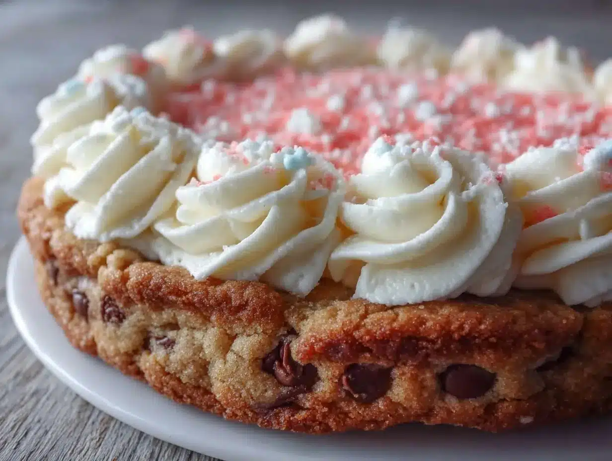 buttercream cookie cake preparation steps