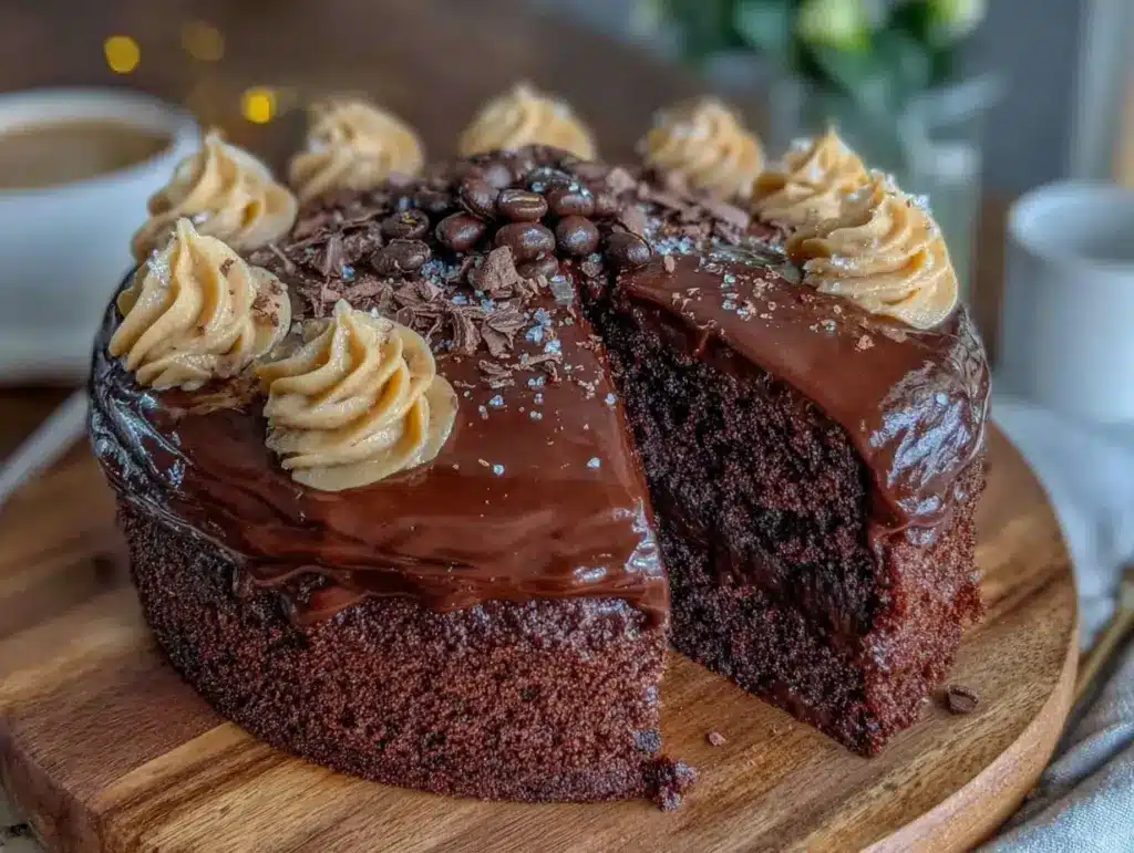 chocolate stout cake - featured image