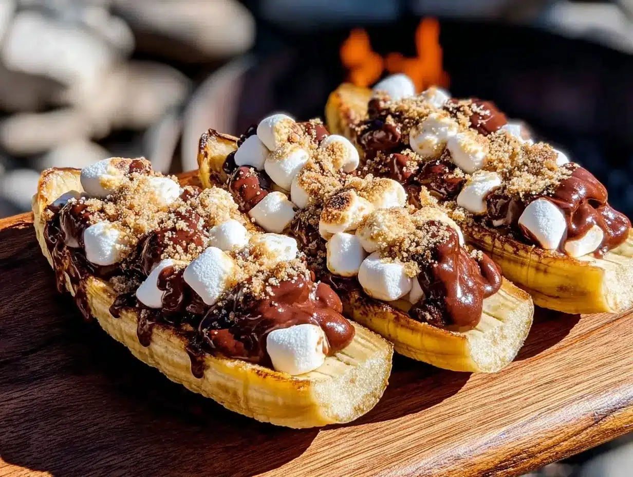 cozy campfire banana boats preparation steps