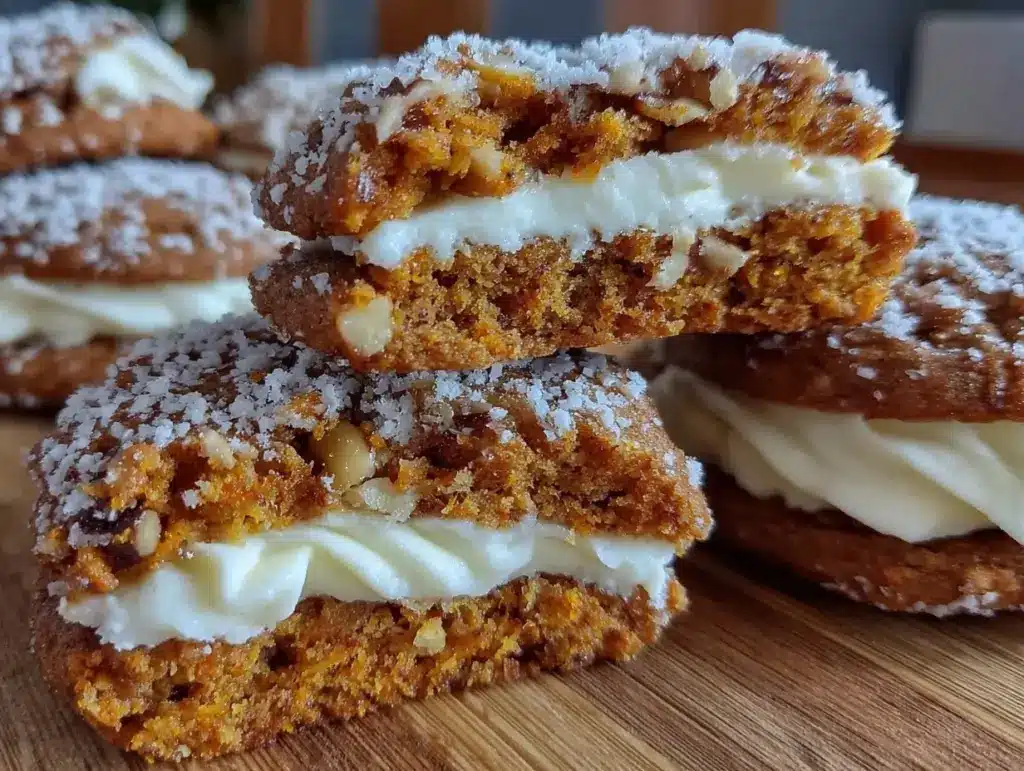 cozy carrot cake cookies - featured image
