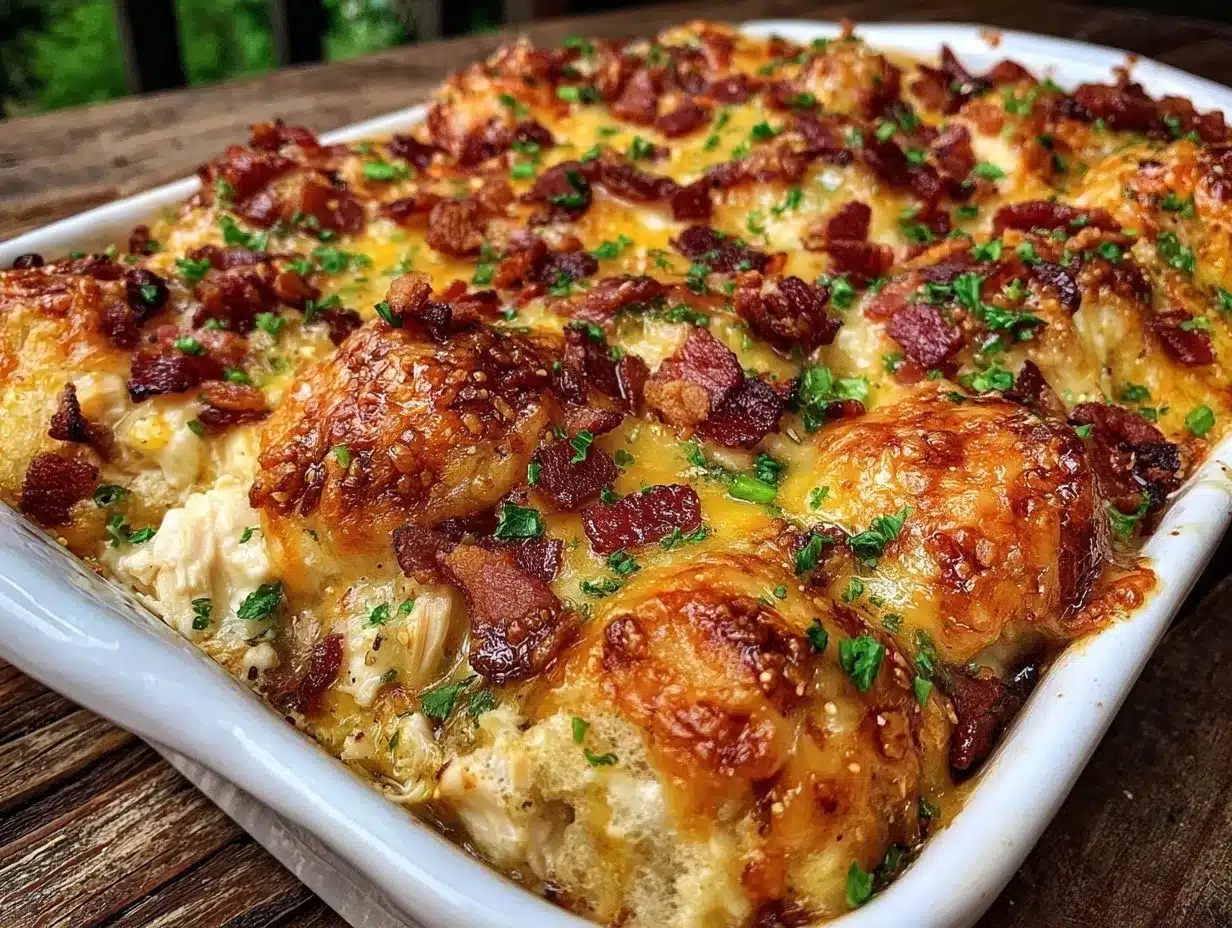 creamy crack chicken casserole preparation steps
