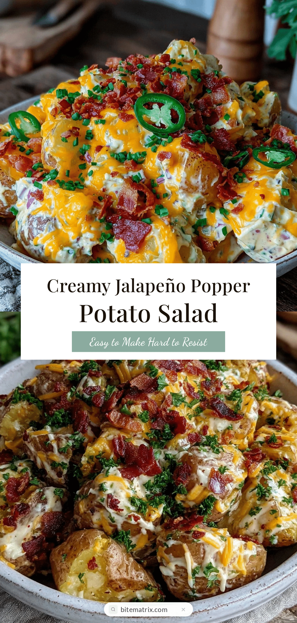 creamy jalapeño popper potato salad recipe