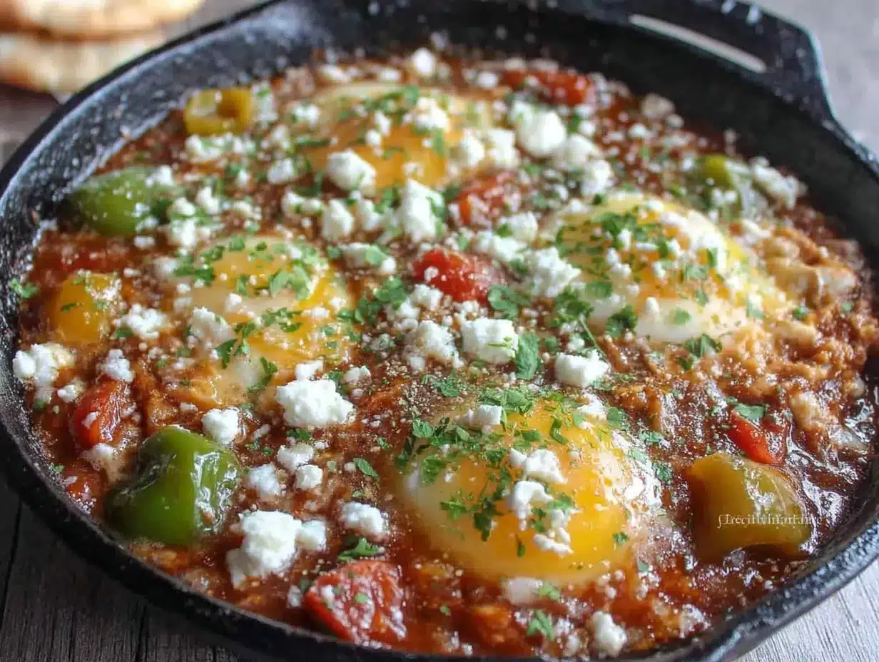 creamy shakshuka preparation steps