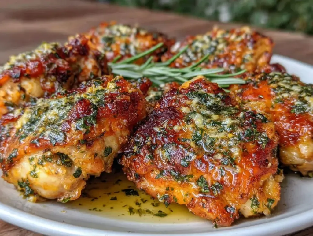 crispy air fryer chicken thighs - featured image