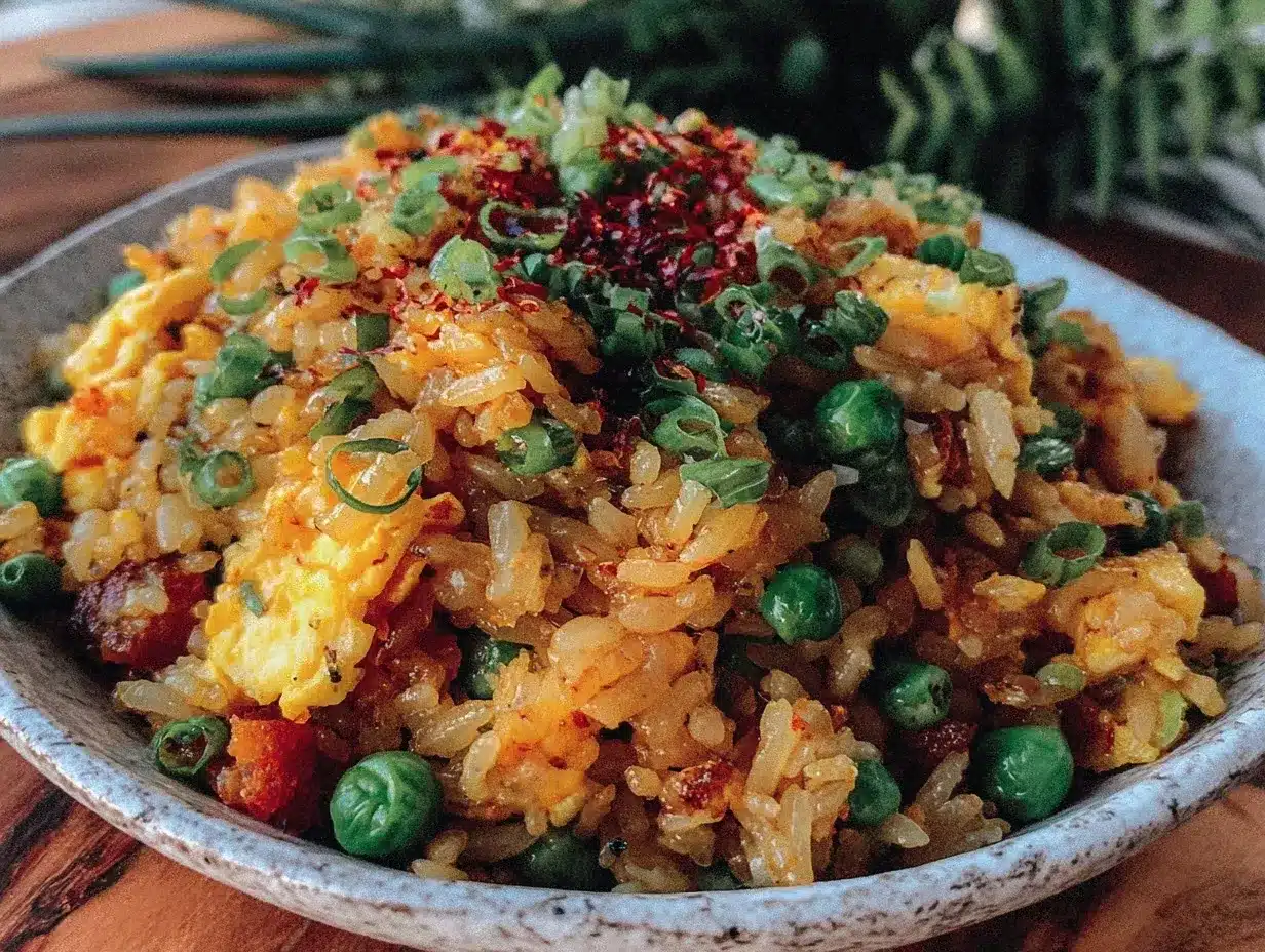 crispy egg fried rice recipe preparation steps