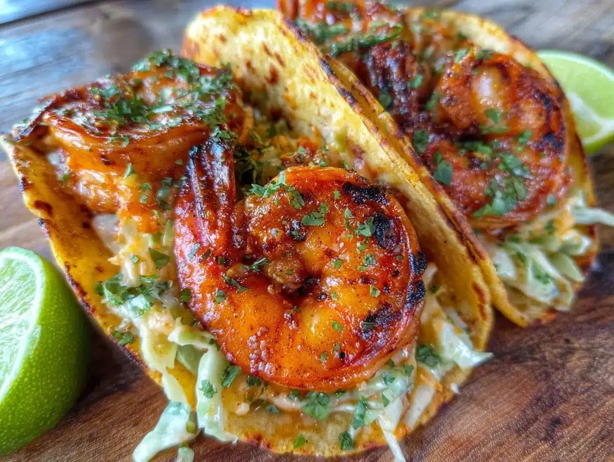 crispy grilled shrimp tacos preparation steps