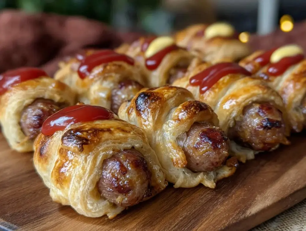 crispy mummy wrapped hot dogs - featured image