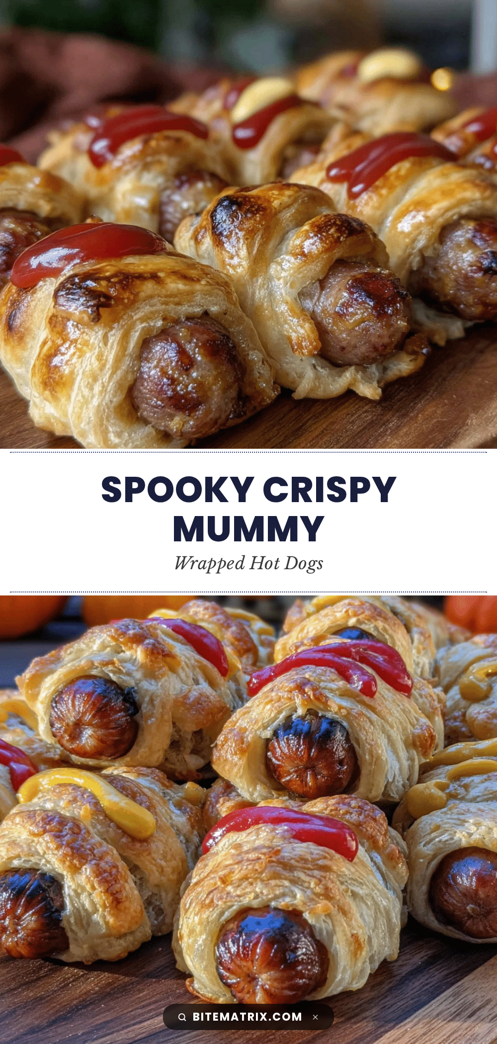 crispy mummy wrapped hot dogs recipe