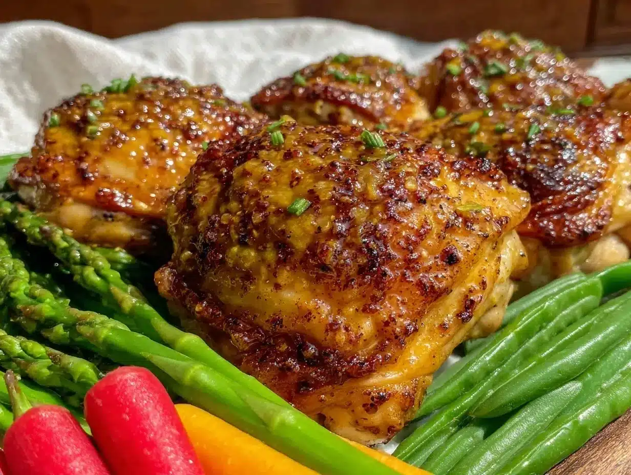 crispy sheet pan honey mustard chicken preparation steps