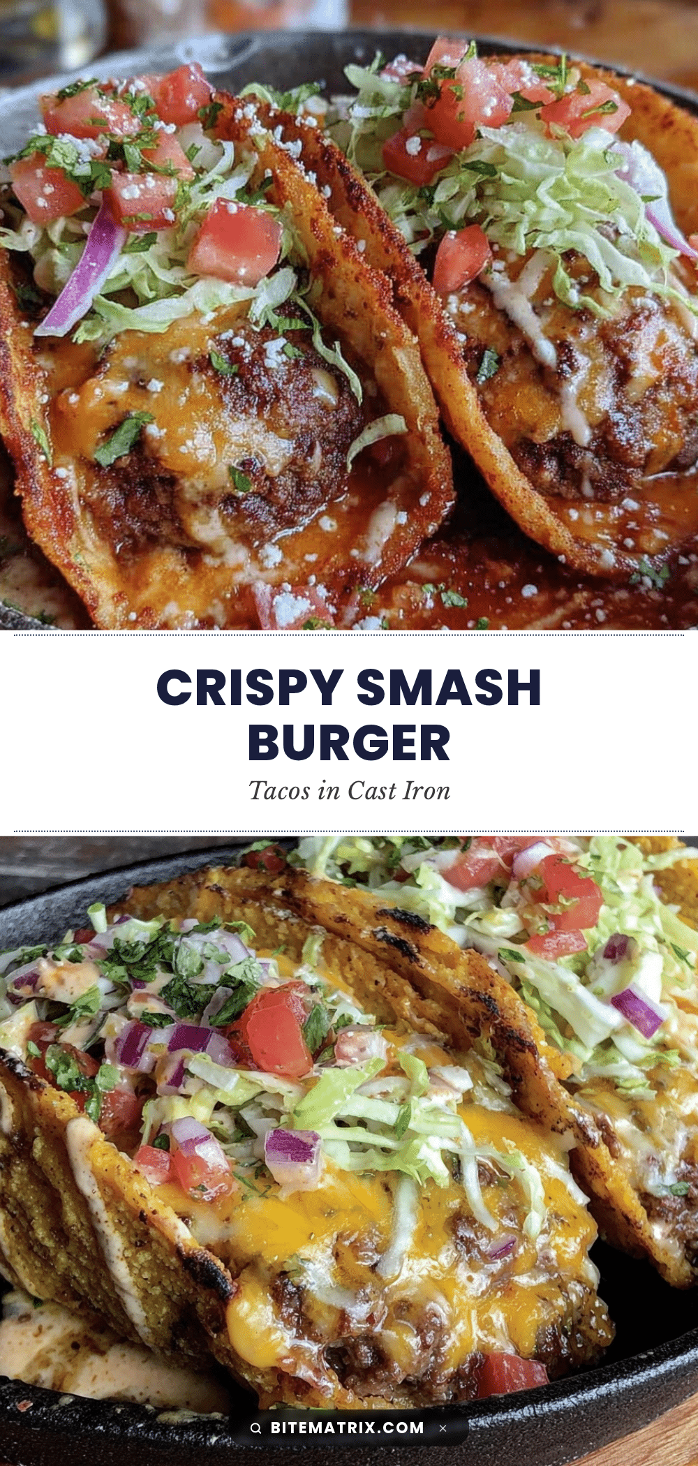 crispy smash burger tacos recipe