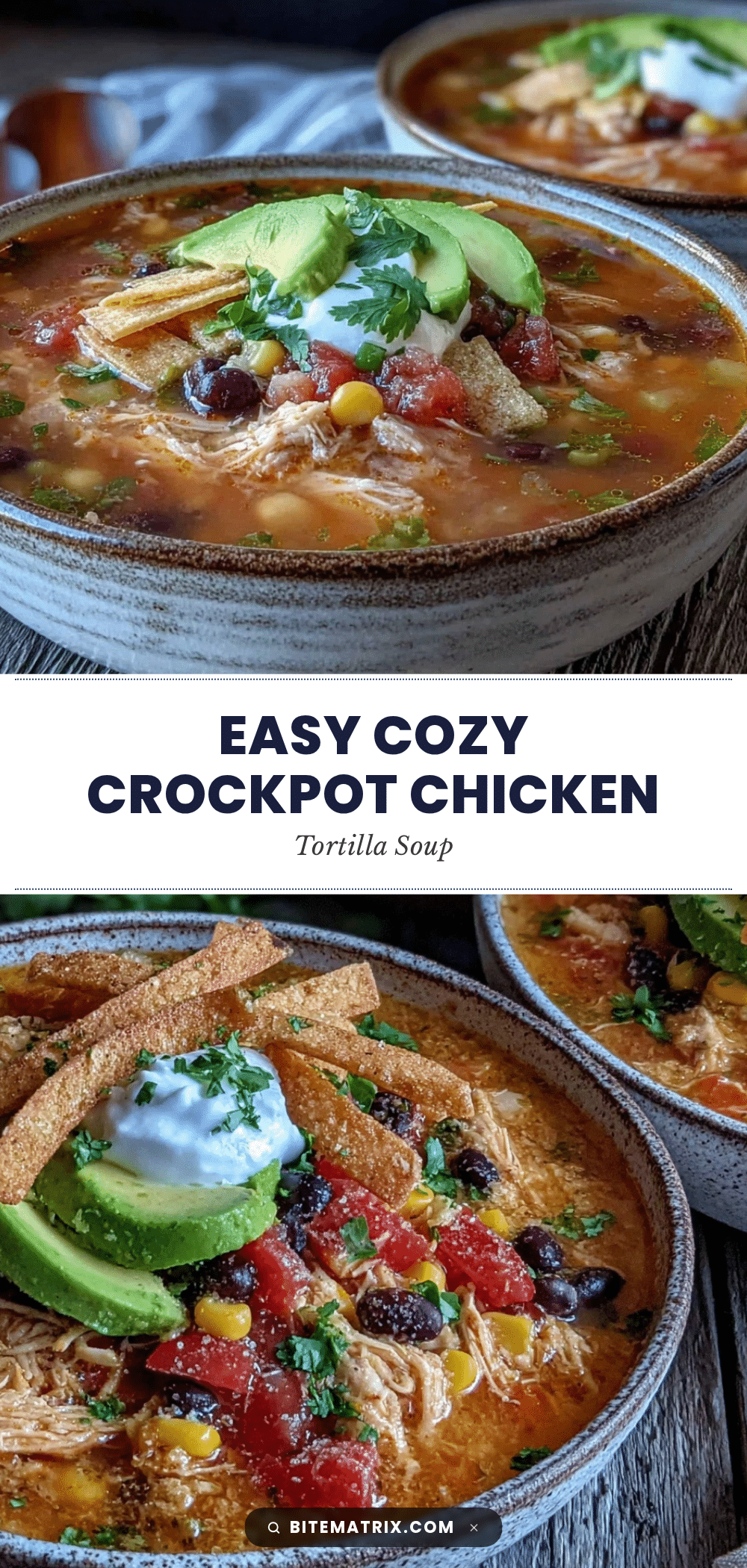 crockpot chicken tortilla soup for two recipe