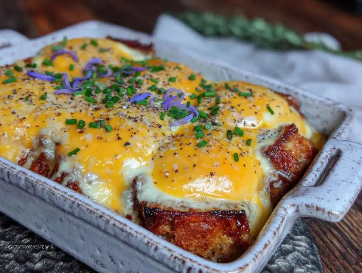 easy creamy eggs benedict casserole preparation steps