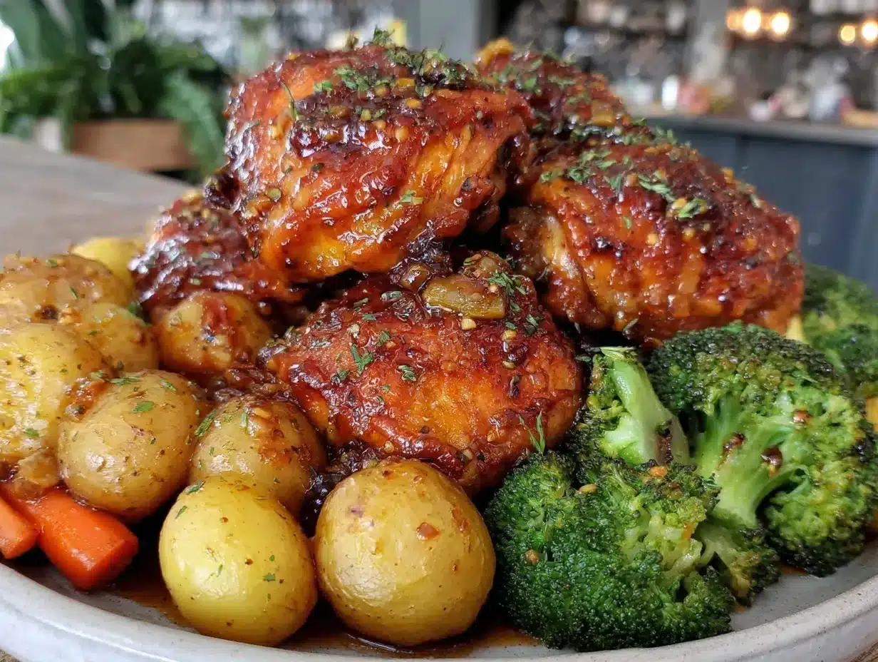 easy crockpot honey garlic chicken preparation steps