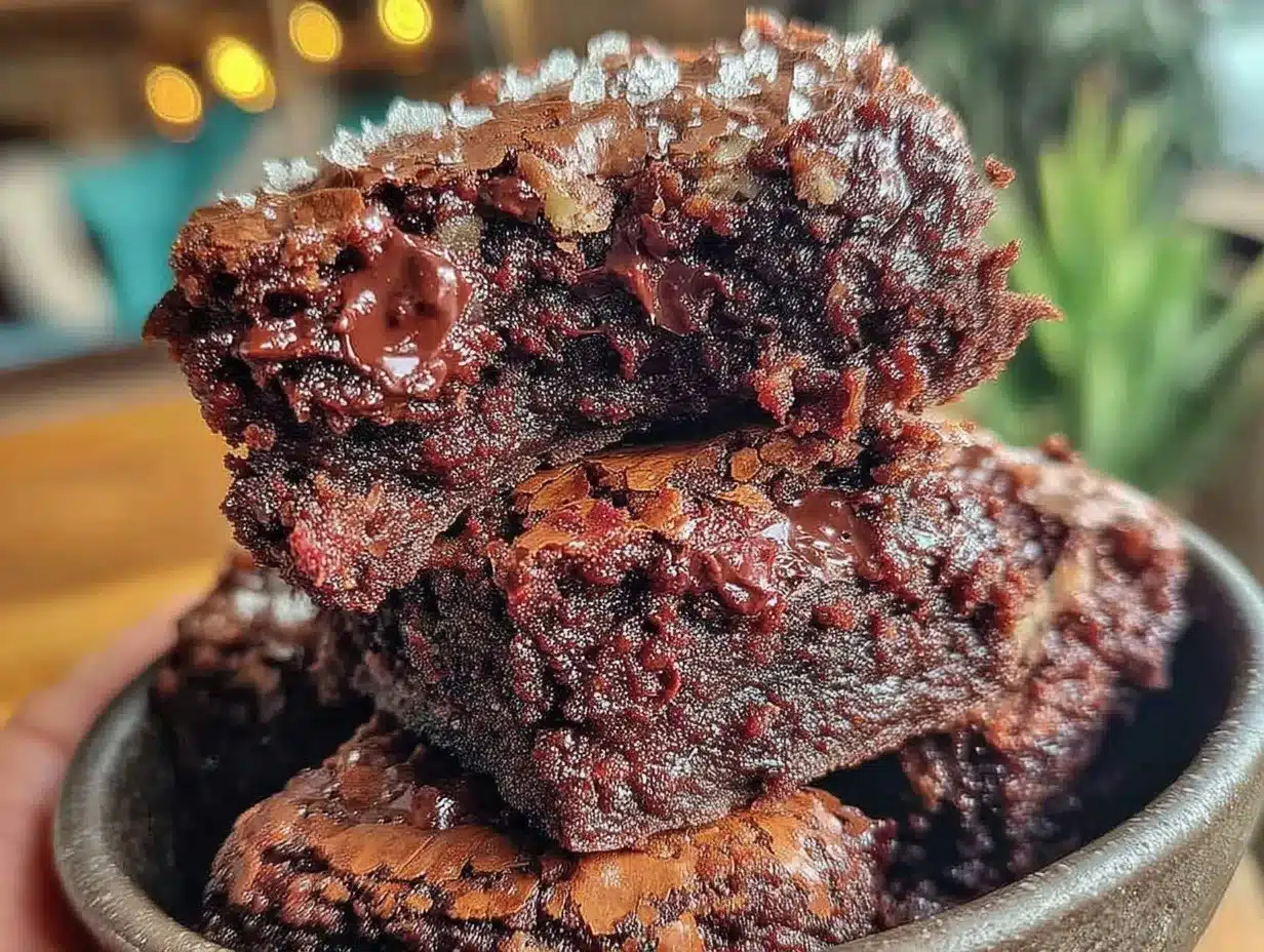 easy one-bowl fudgy brownies preparation steps
