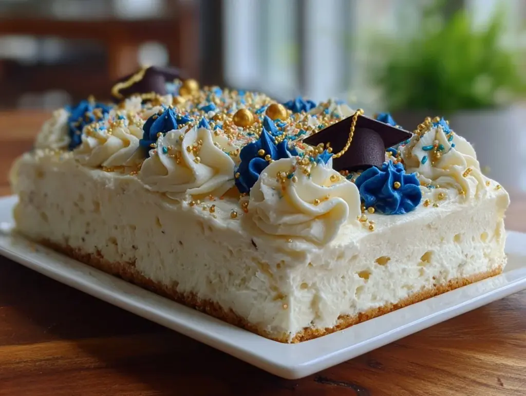 easy sheet cake decorating hack - featured image