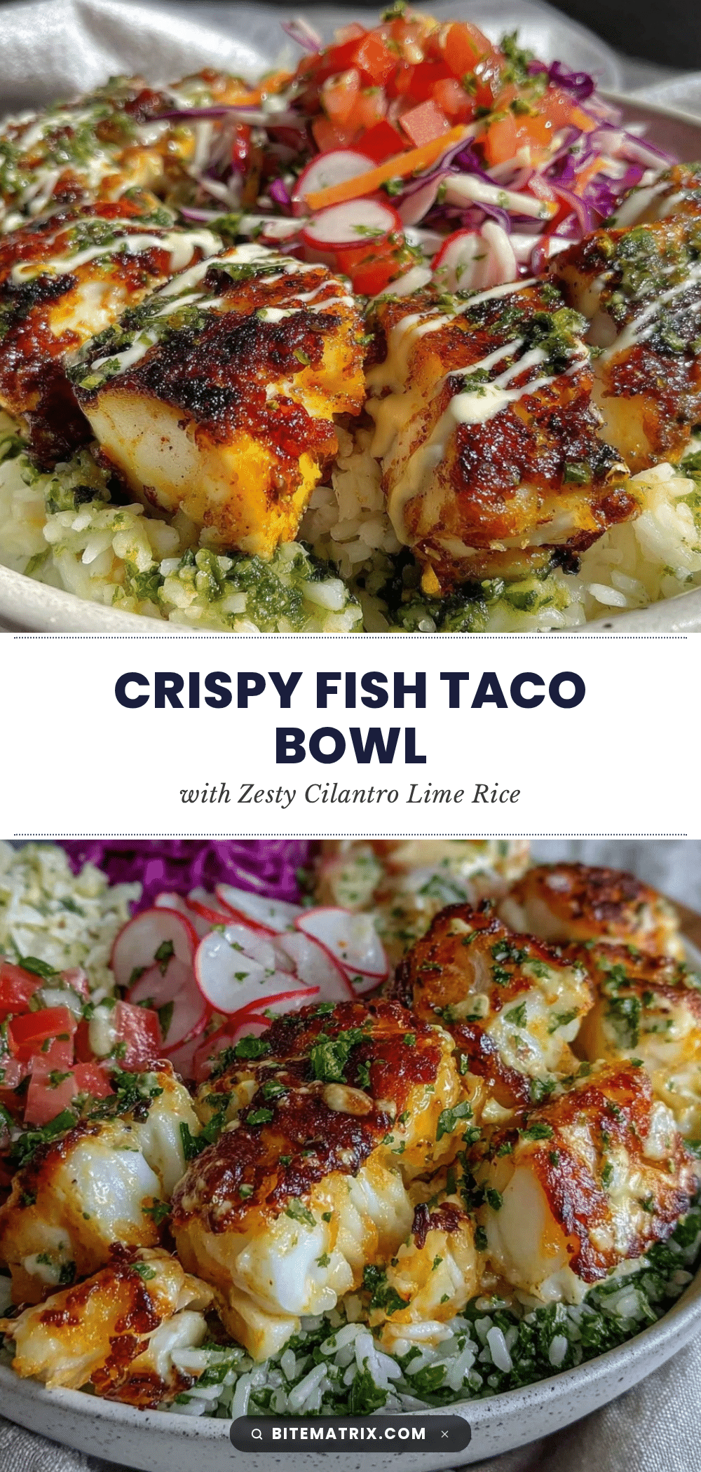 fresh fish taco bowl recipe