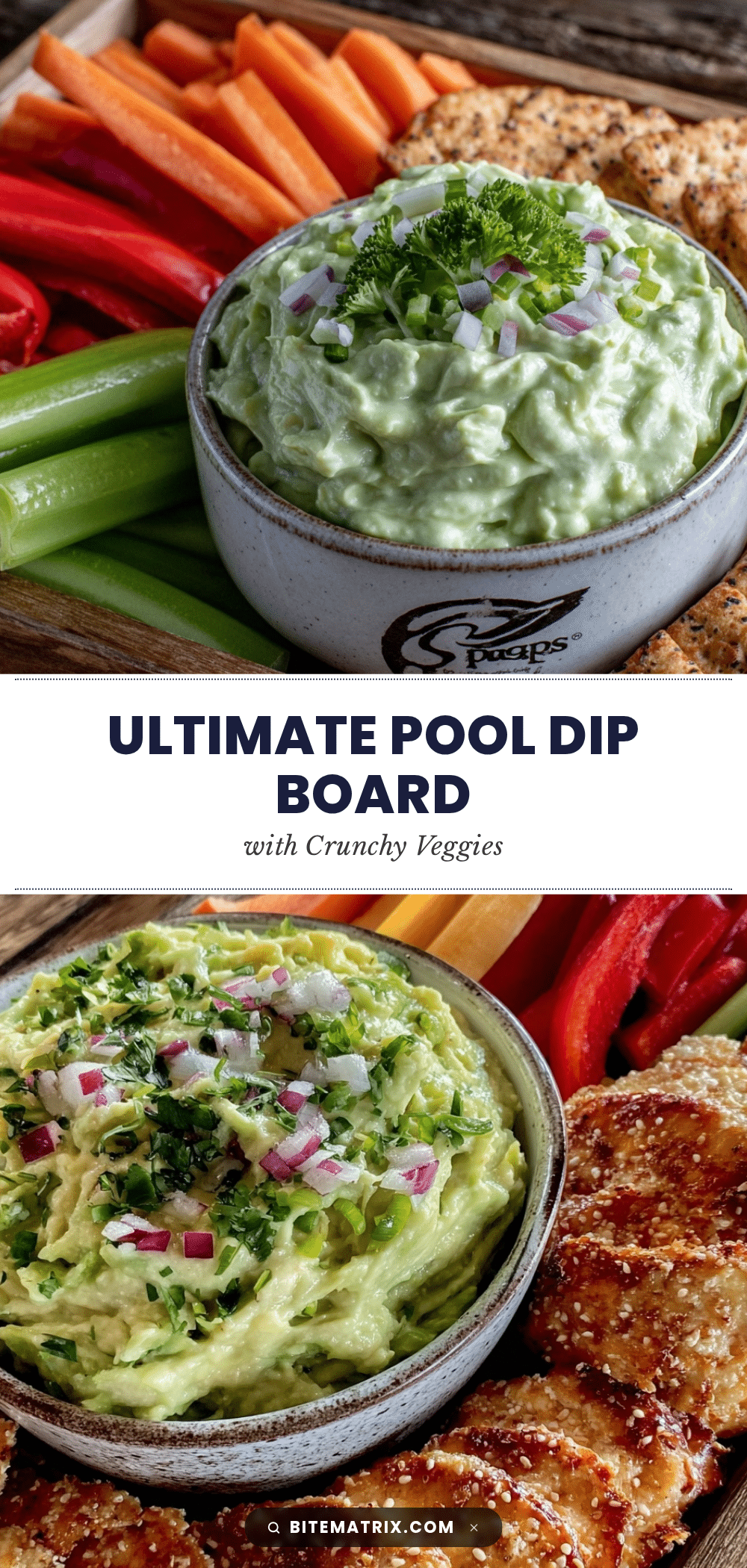 fresh pool dip board recipe