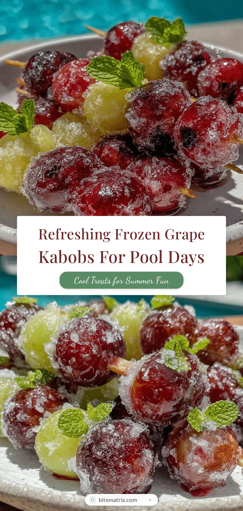 frozen grape kabobs recipe