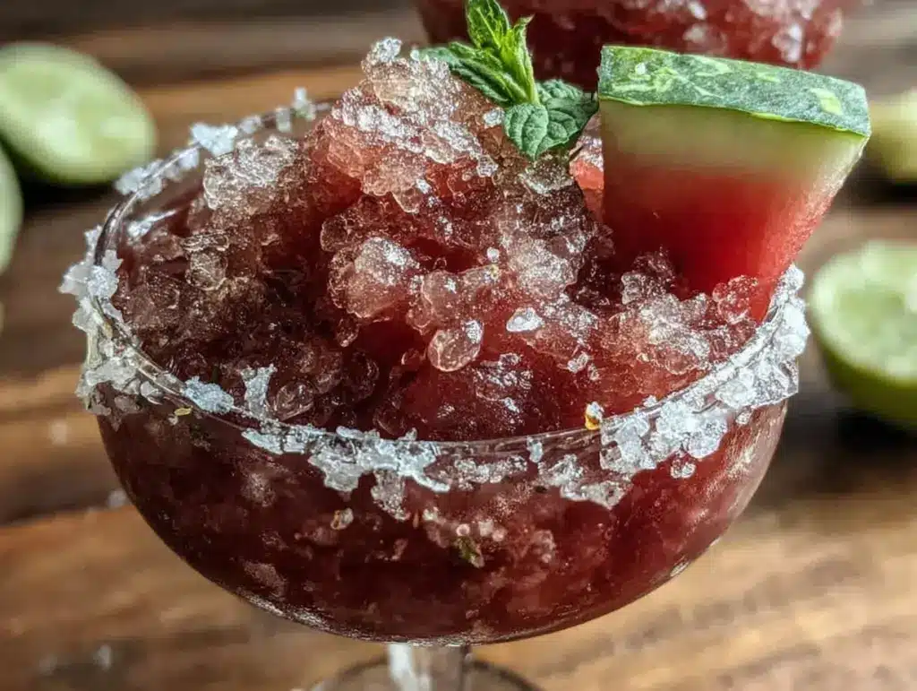 frozen watermelon margarita - featured image