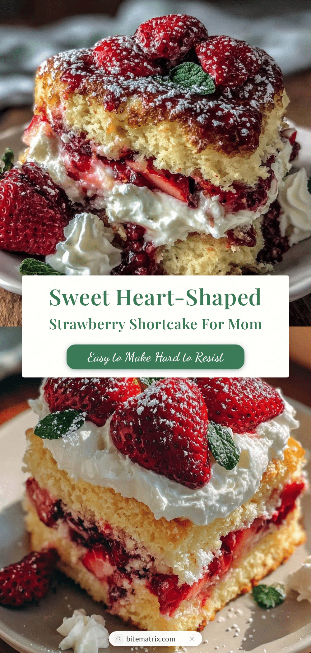 heart-shaped strawberry shortcake recipe recipe