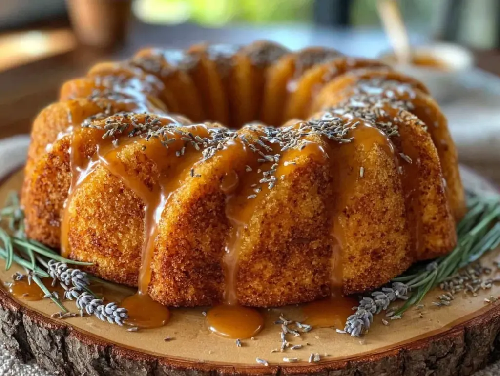 lavender earl grey bundt cake - featured image