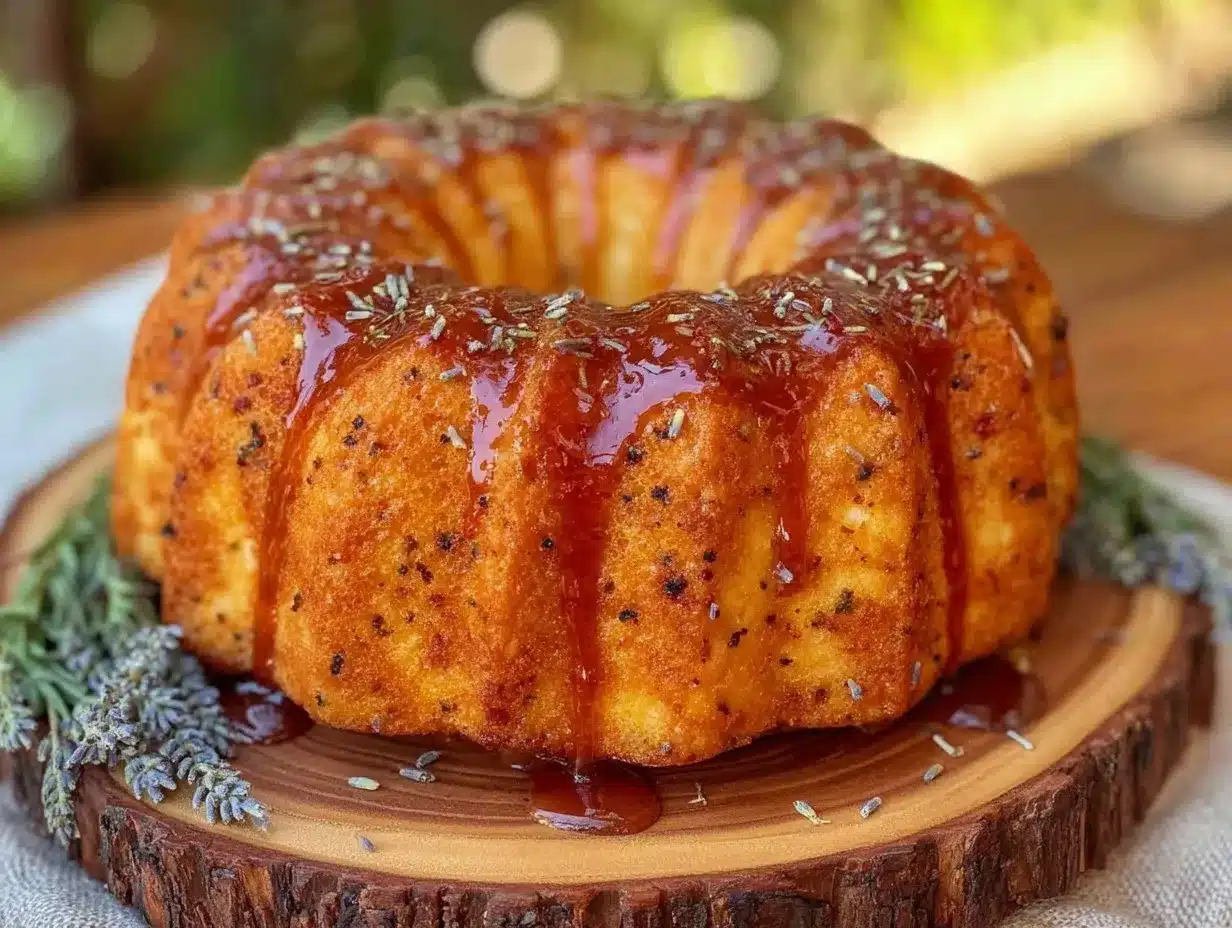 lavender earl grey bundt cake preparation steps