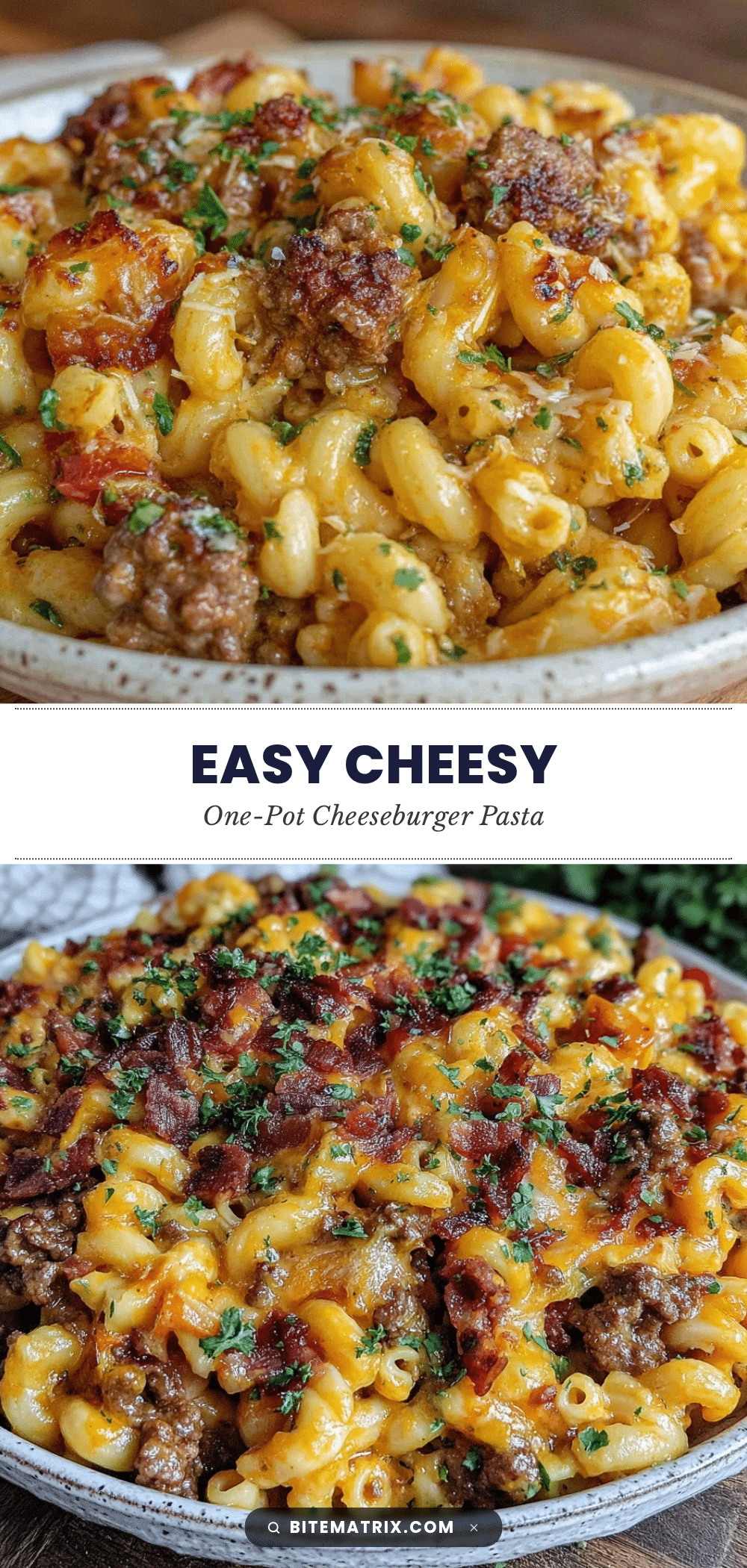 one-pot cheeseburger pasta recipe