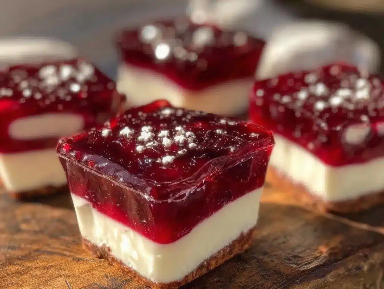 Patriotic Red White and Blue Jello Cups preparation steps
