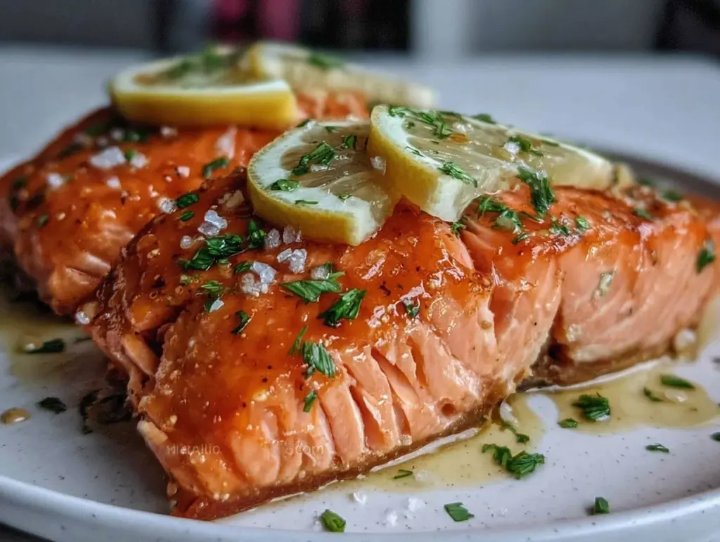 quick air fryer salmon recipe - featured image