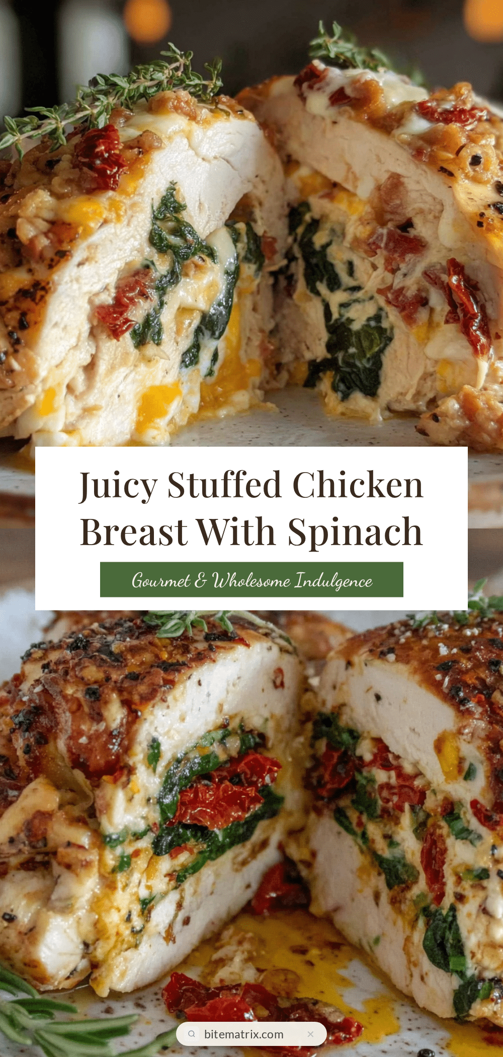 savory stuffed chicken breast recipe
