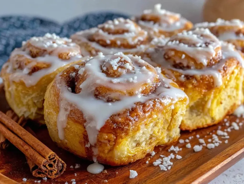 sourdough discard cinnamon rolls - featured image