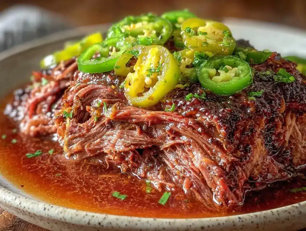 tender crockpot Mississippi pot roast - featured image