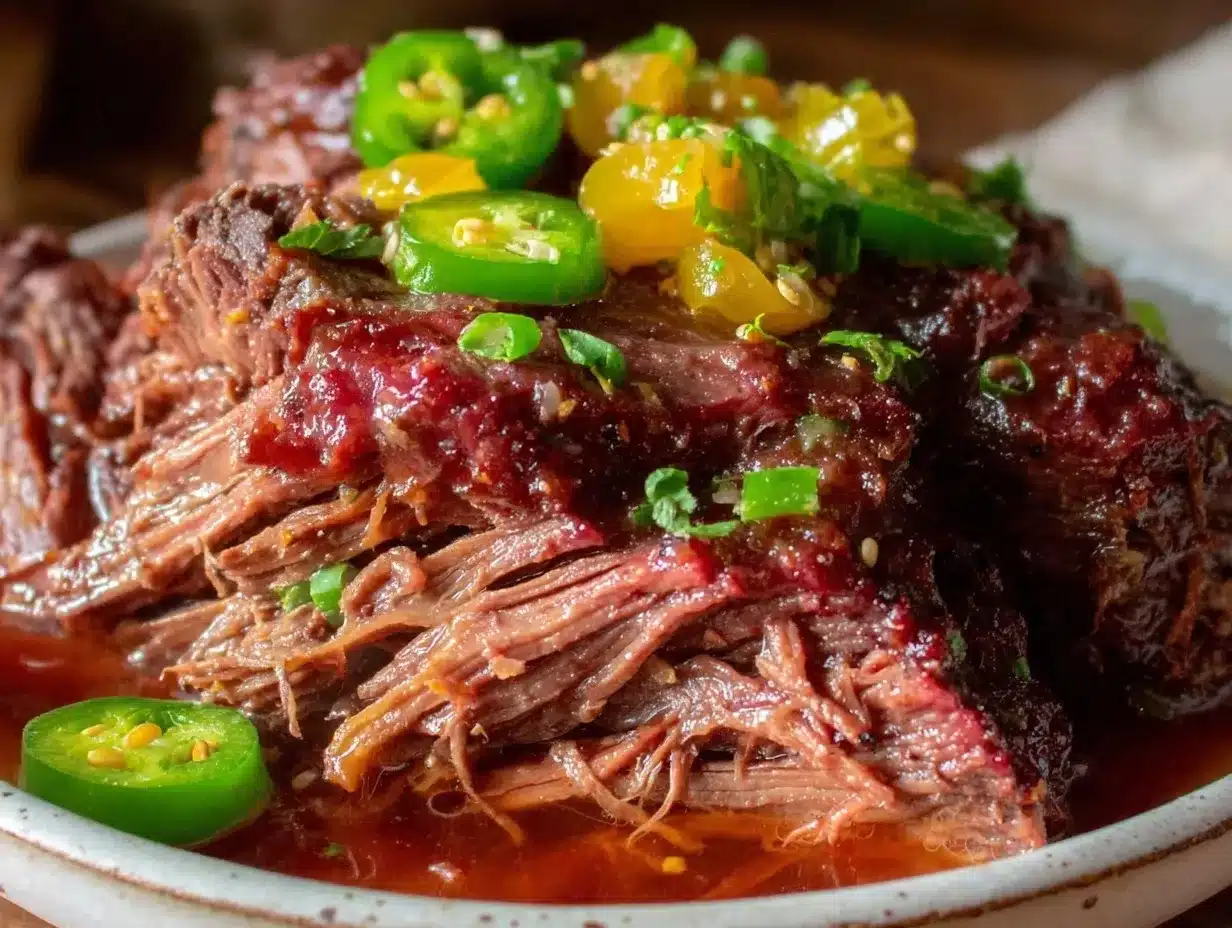 tender crockpot Mississippi pot roast preparation steps