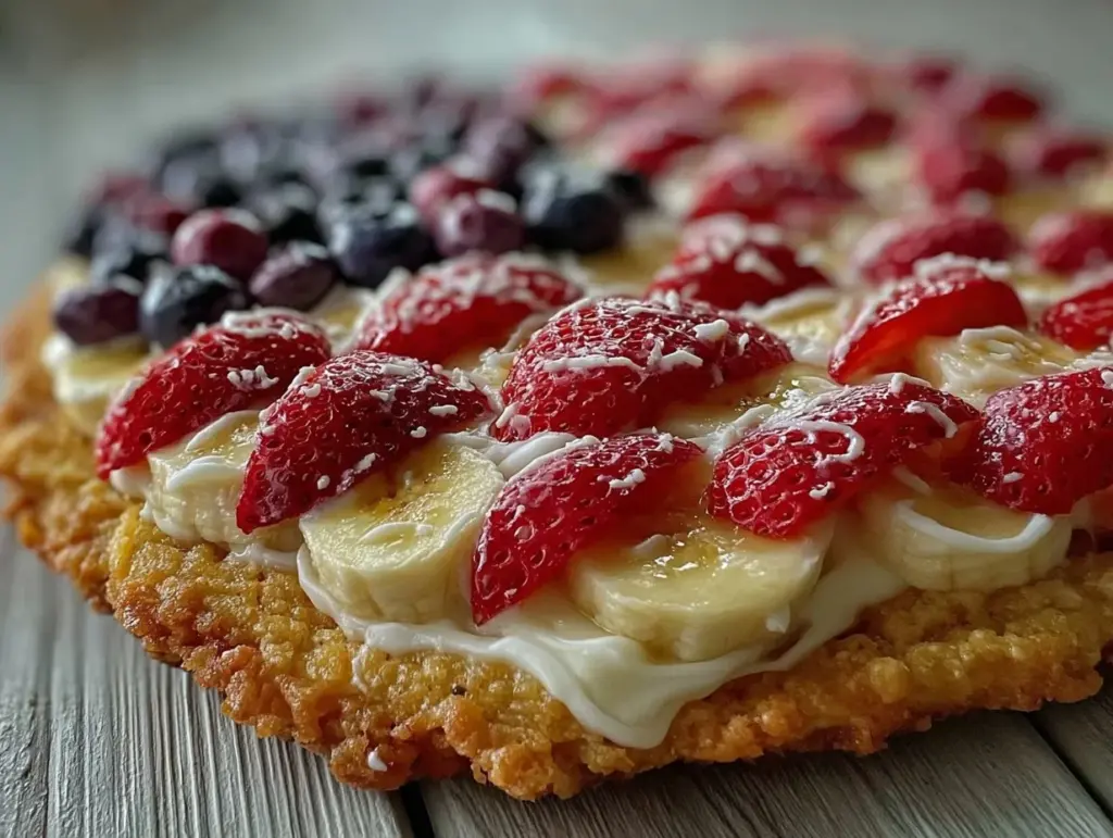 American Flag Fruit Pizza - featured image