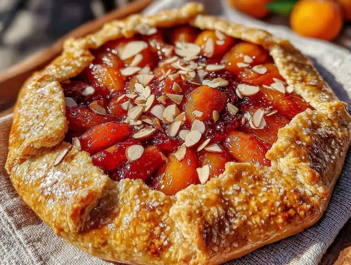 apricot almond galette preparation steps