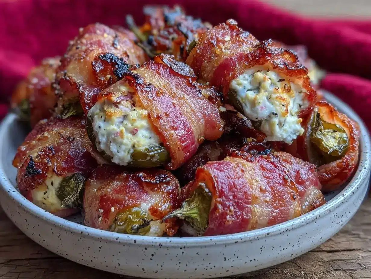 bacon-wrapped jalapeño poppers preparation steps