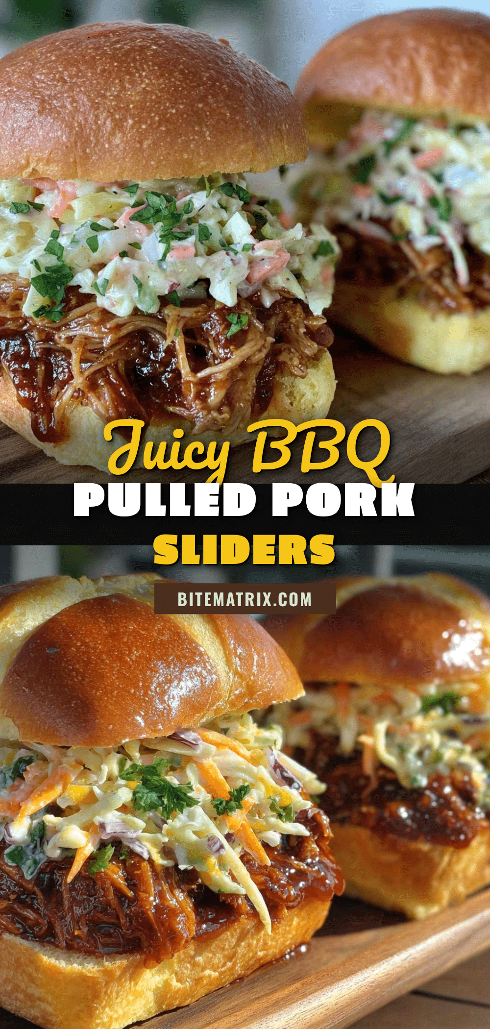 BBQ pulled pork sliders recipe
