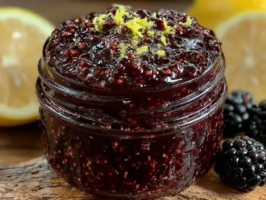 black raspberry jam recipe - featured image