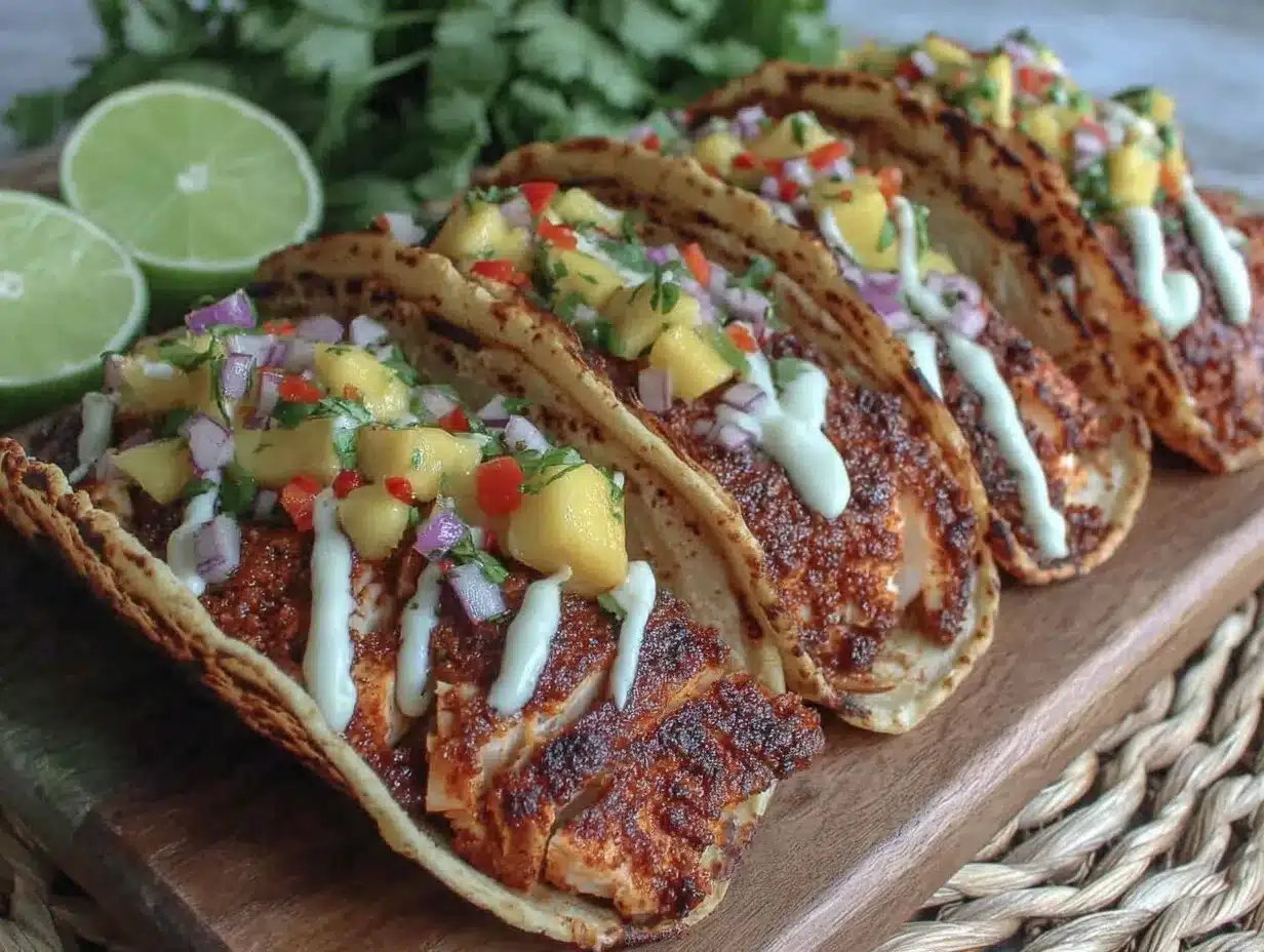 blackened mahi mahi tacos preparation steps