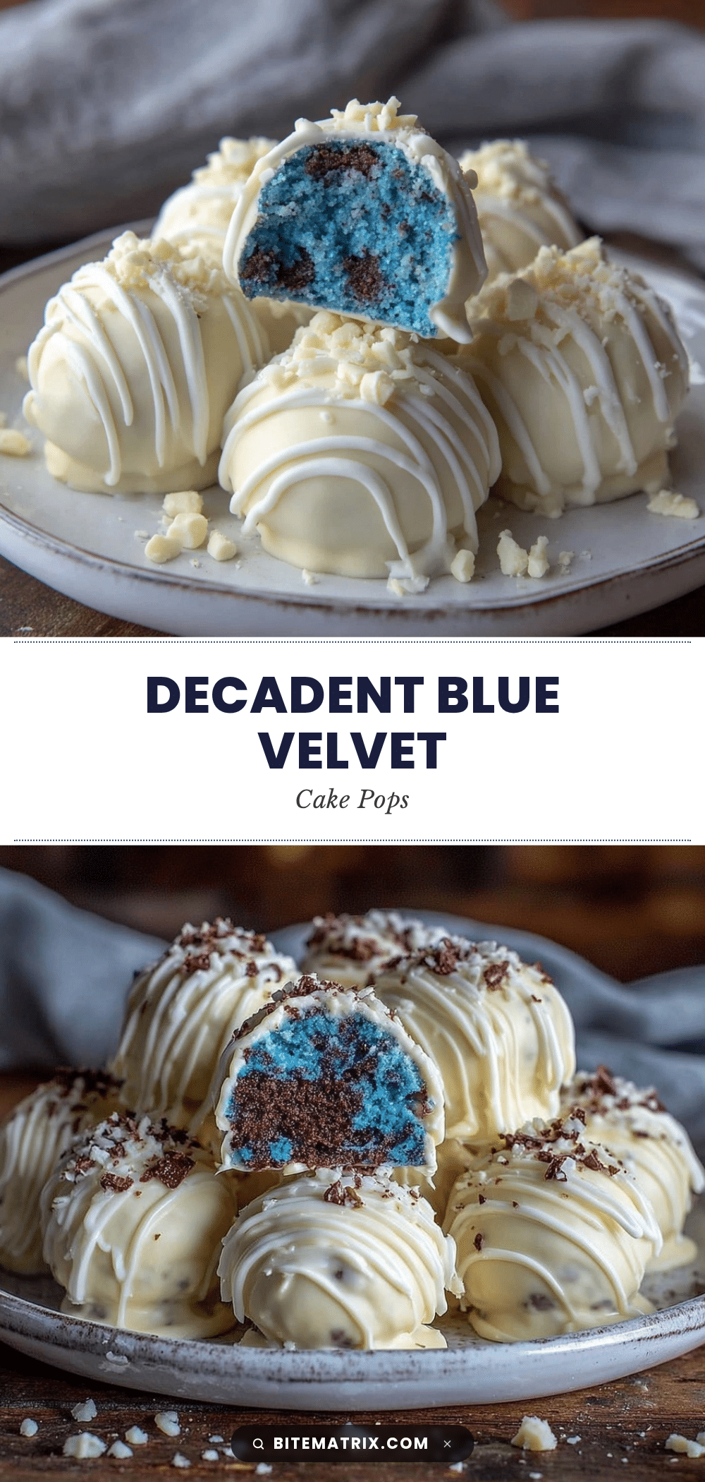blue velvet cake pops recipe