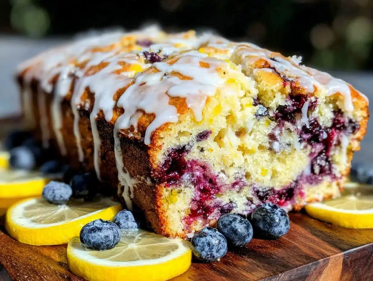 blueberry zucchini bread - featured image