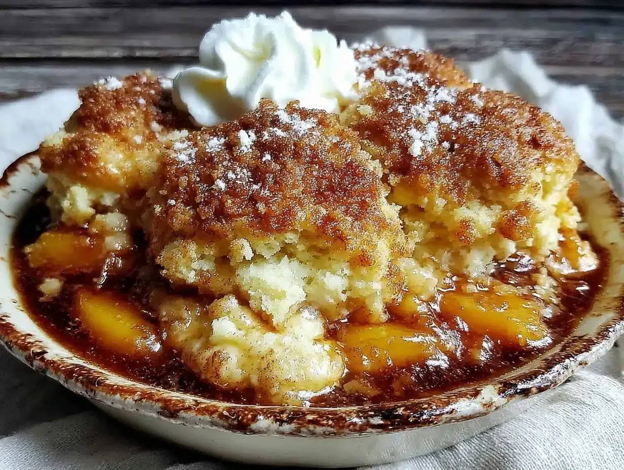 bourbon peach cobbler preparation steps