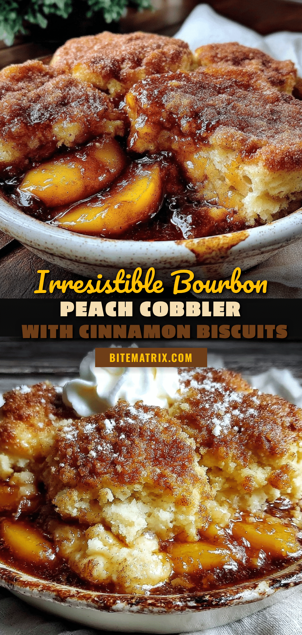bourbon peach cobbler recipe