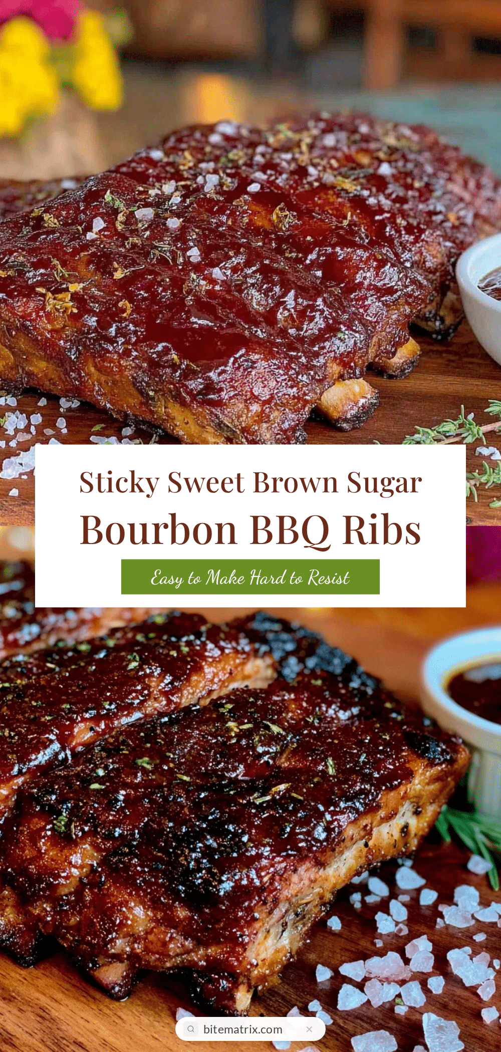 brown sugar bourbon BBQ ribs recipe