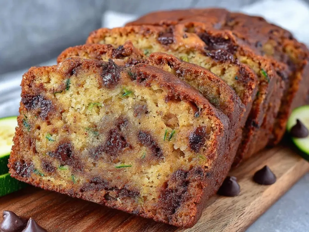 chocolate chip zucchini banana bread - featured image